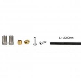 Hydra Slange 2m, Shimano Sm-bh 90 Sort (m8x0.75) - Cykelreservedele