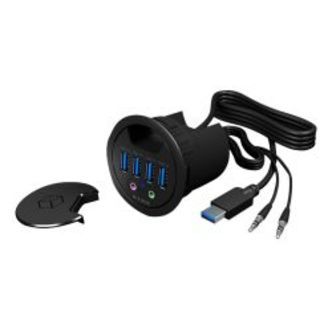 Icy_box 4 Port Usb 3.0 In-desk Hub