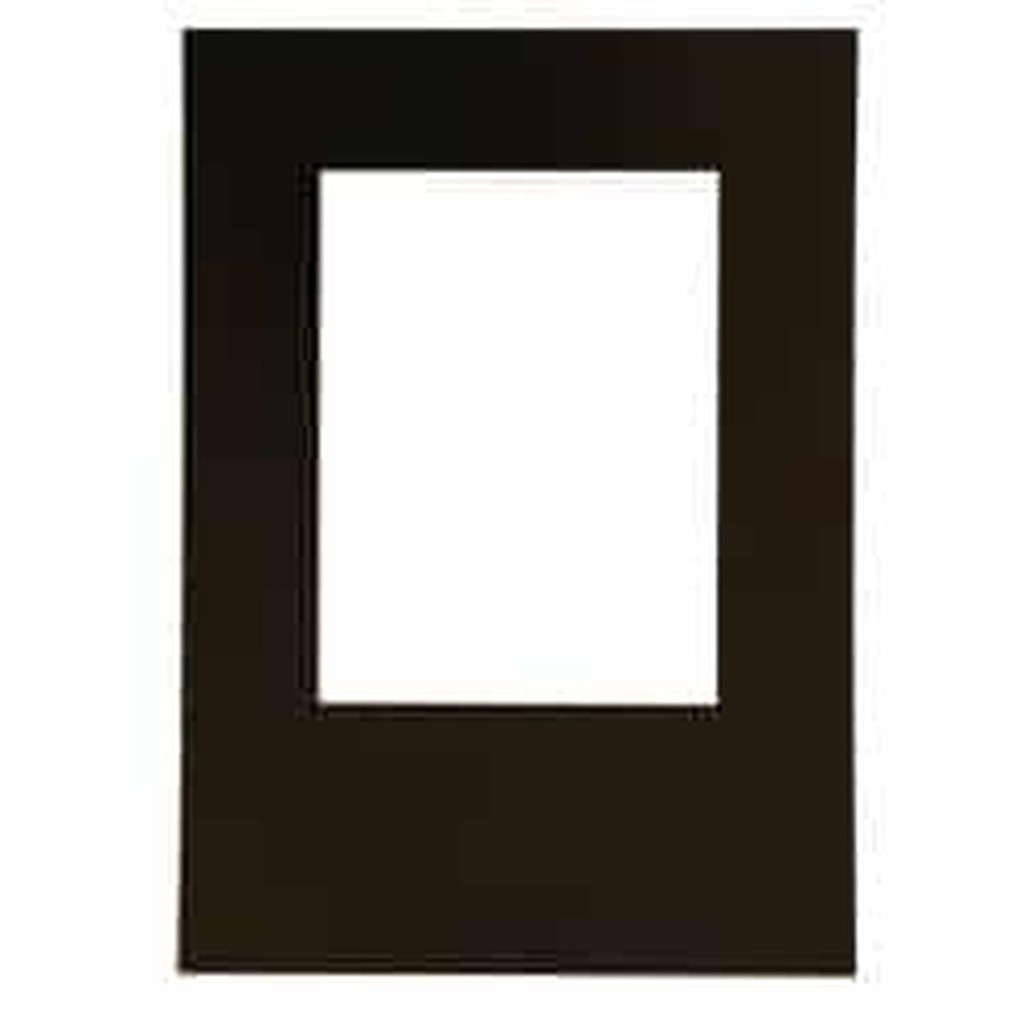 Focus Passepartout 50x70 / 30x40 Black w. black co - Ramme