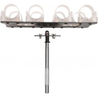 LEDGO TRANSPARENT CLIP FOR 4 ALTA TUBES WITH PIN - Stativ