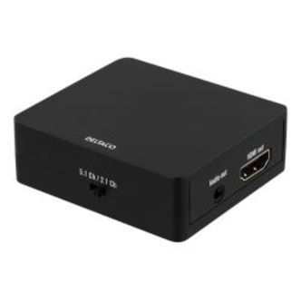 Deltaco Hdmi-hdmi+spdif/3.5mm Converter, Ultra Hd 30hz - Diverse