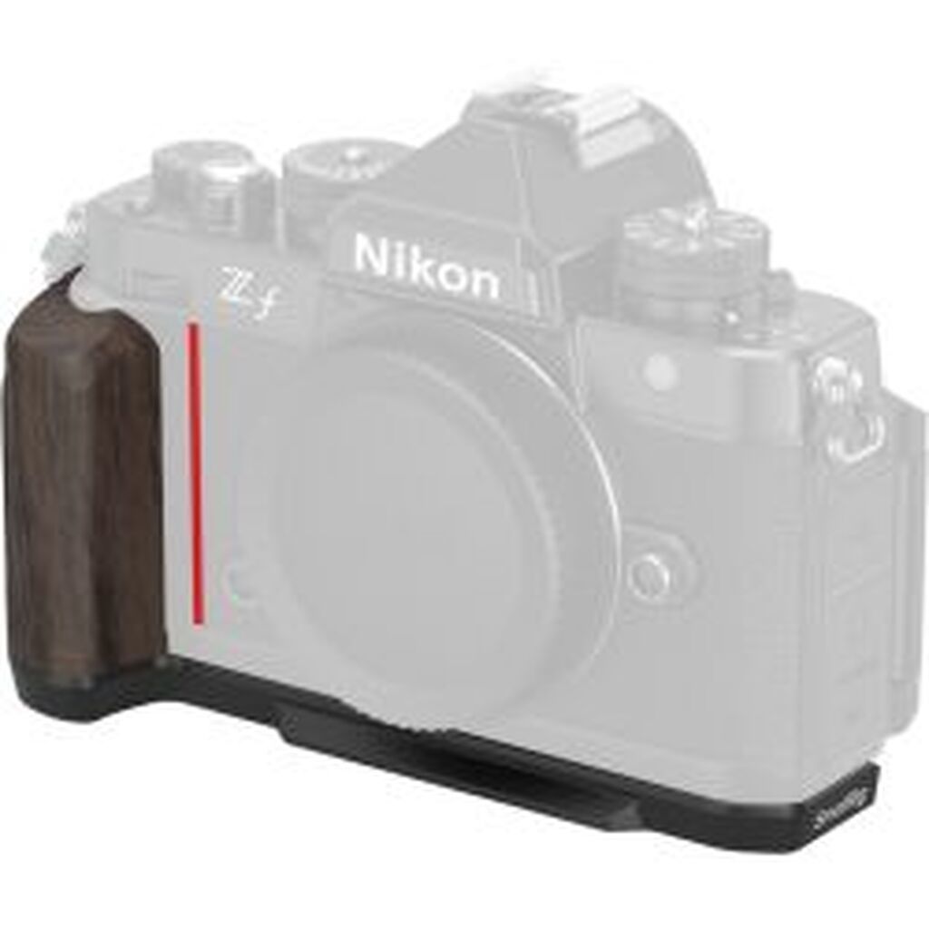SmallRig 4801 L-Shape Mount Plate with Wooden Handle for Nikon Z f