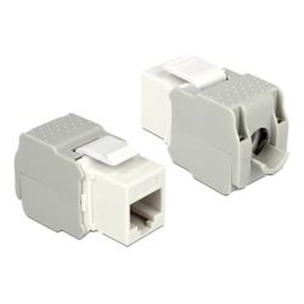 Delock Keystone Module Rj45 Jack &gt; Lsa Cat.6 Utp White