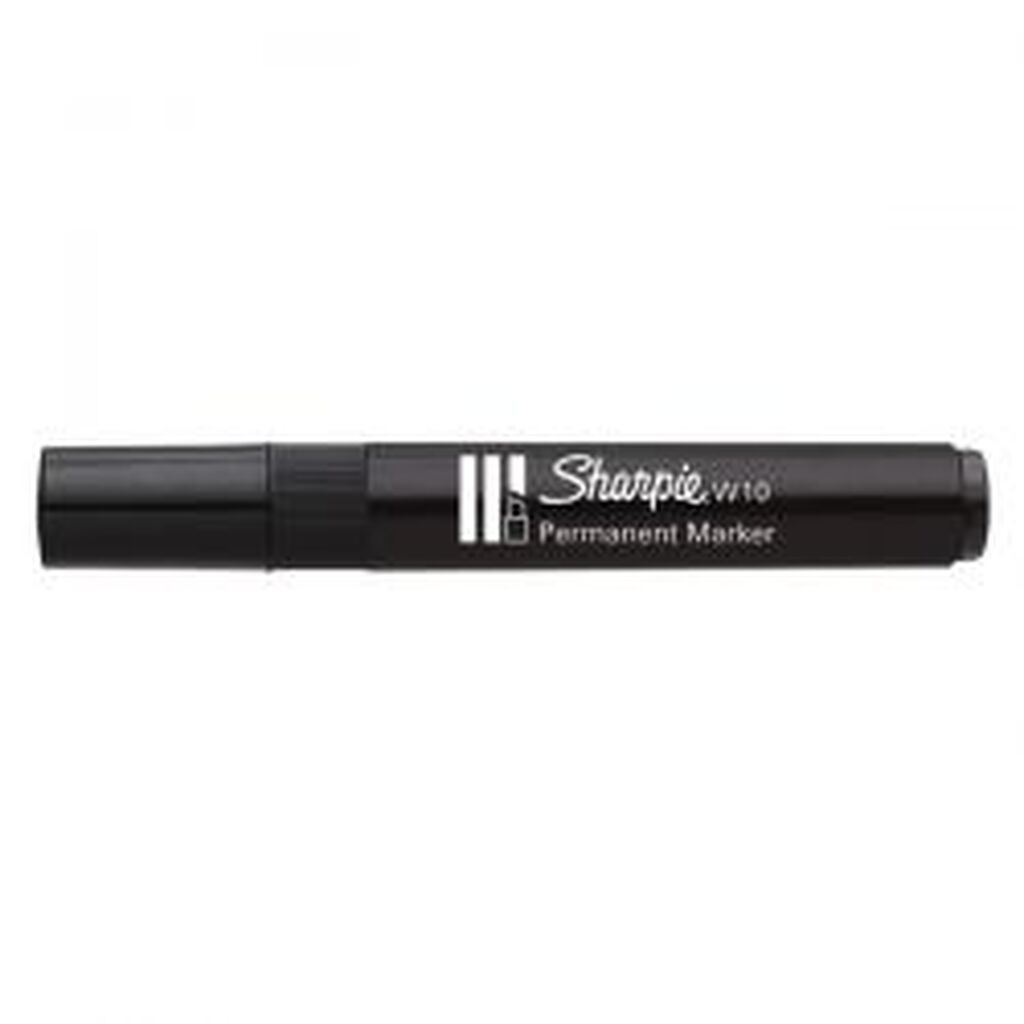 Sharpie Permanent Marker W10 Chisel Nib 1,5-5mm Black
