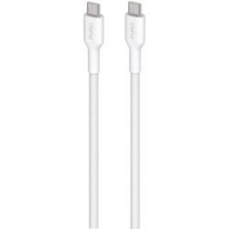 Puro Fabric Cable Usb-c To Usb-c 1 M, White