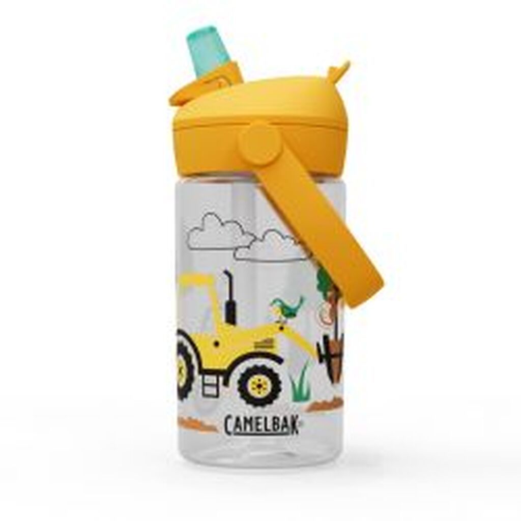 Camelbak Thrive Flip Straw Kids 14oz - Tractors and Trees - Str. .4L / 14 oz - Drikkeflaske