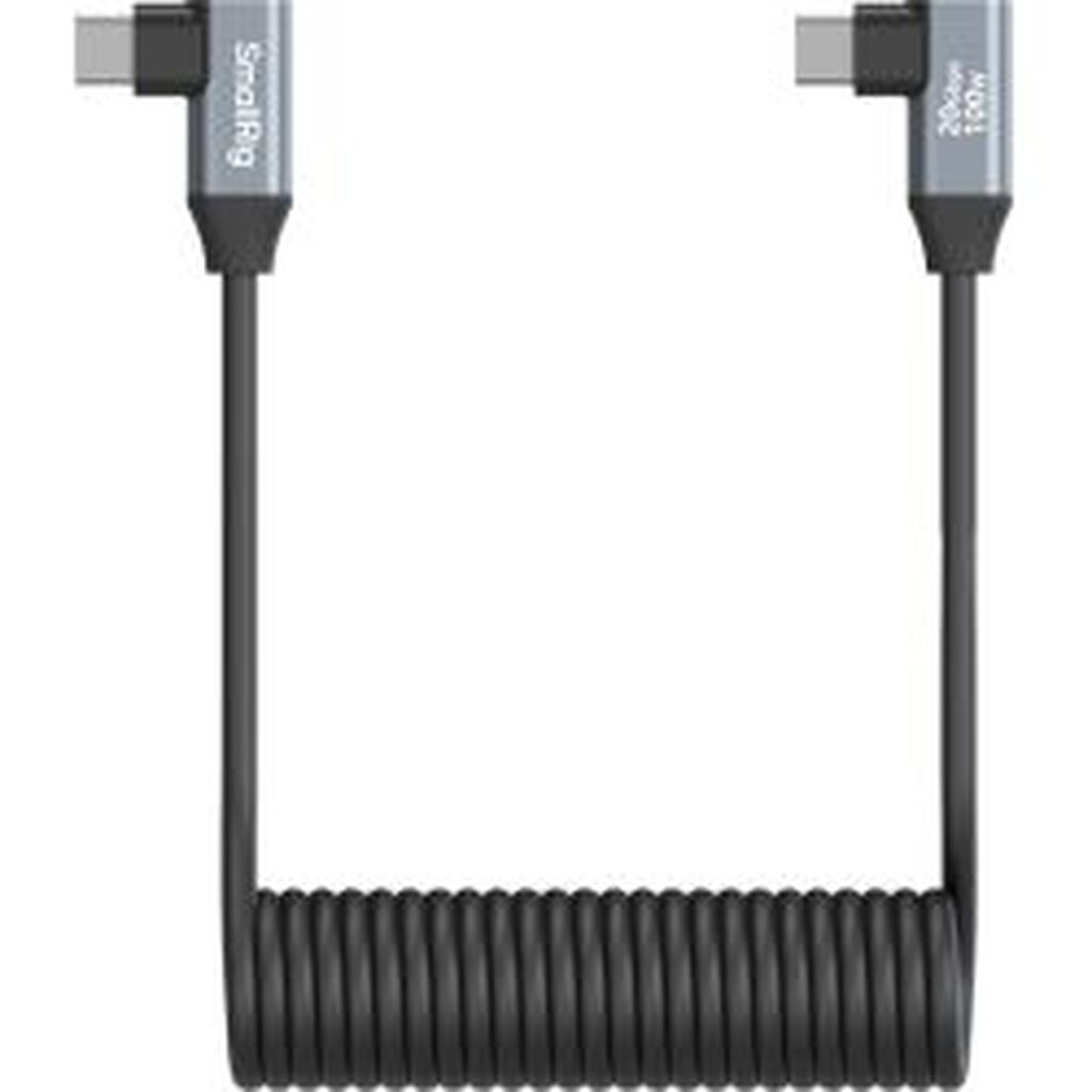 SmallRig 4793 USB-C Angled to USB-C Angled Coiled Data Cable