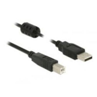 Delock Cable Usb 2.0 Type-a Male &gt; Usb 2.0 Type-b Male 0.5 M, Black