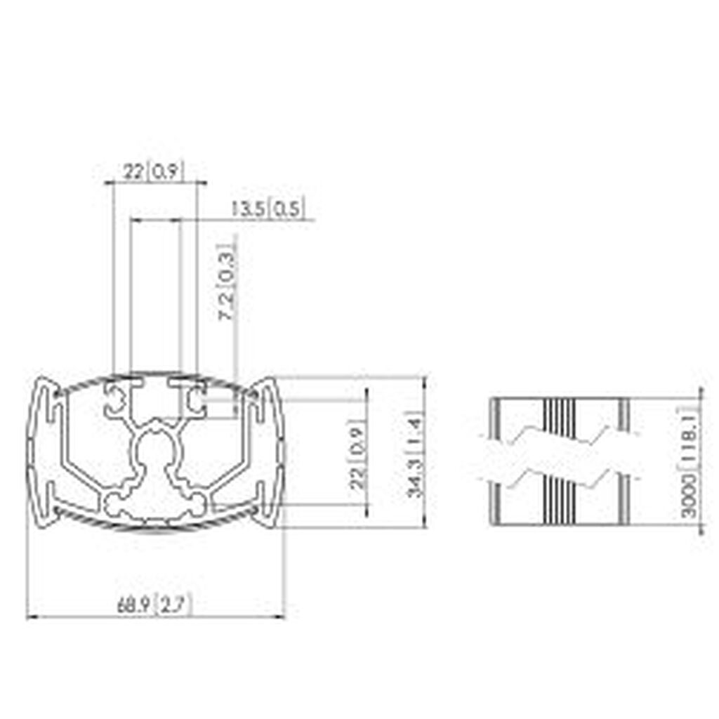 Vogelspro Puc 2330 Pole Connect-it 300cm