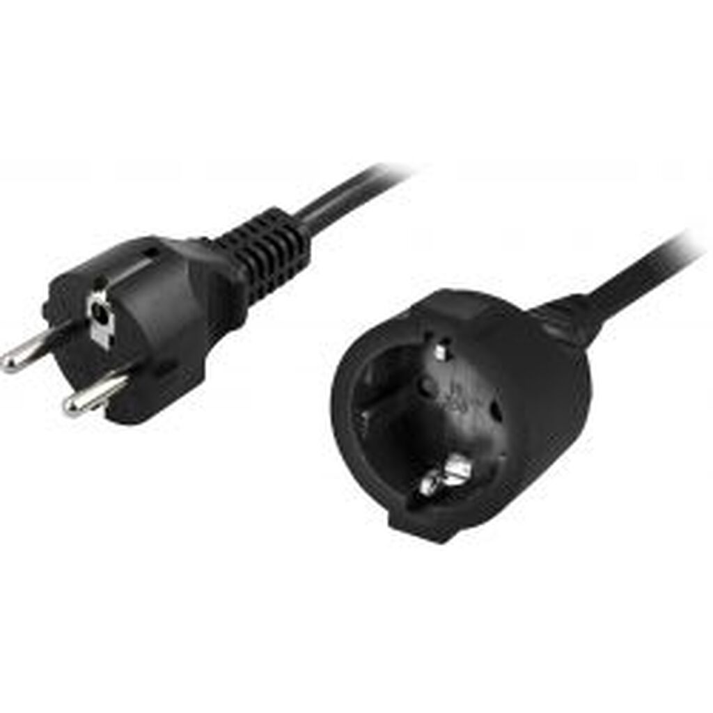 Deltaco Earthed Extension Cable Straight Cee 7/7 5m