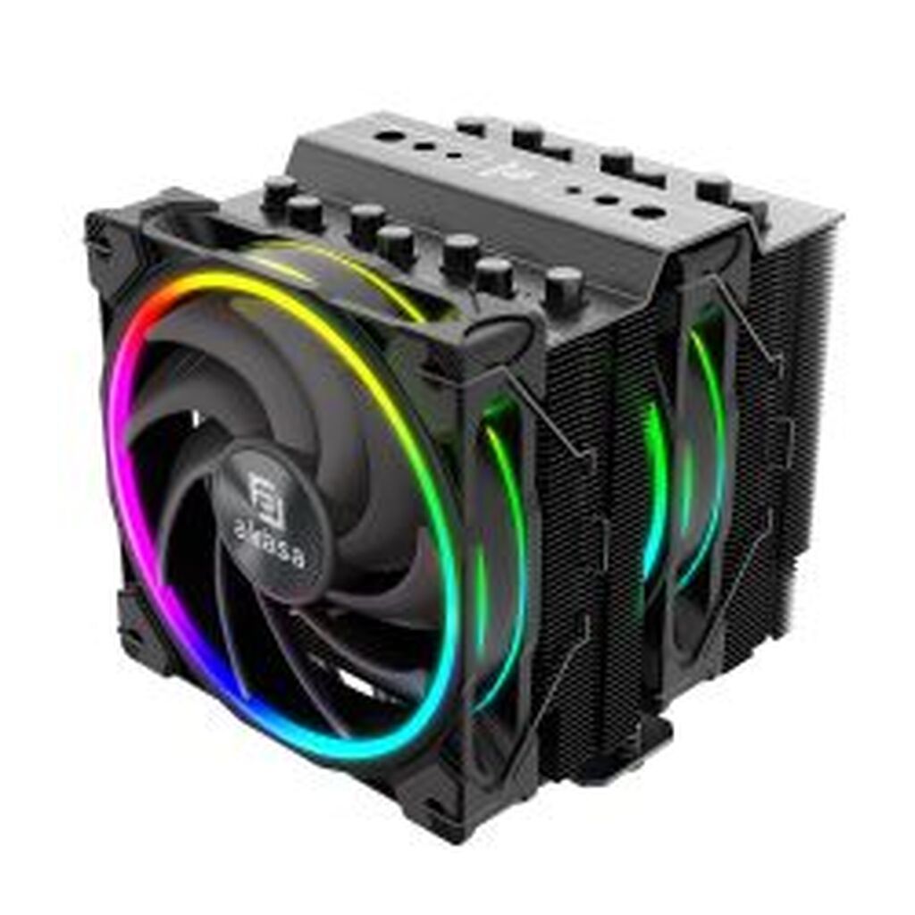 Akasa Premium Dual Tower 7-heatpipe Cpu Cooler With Argb