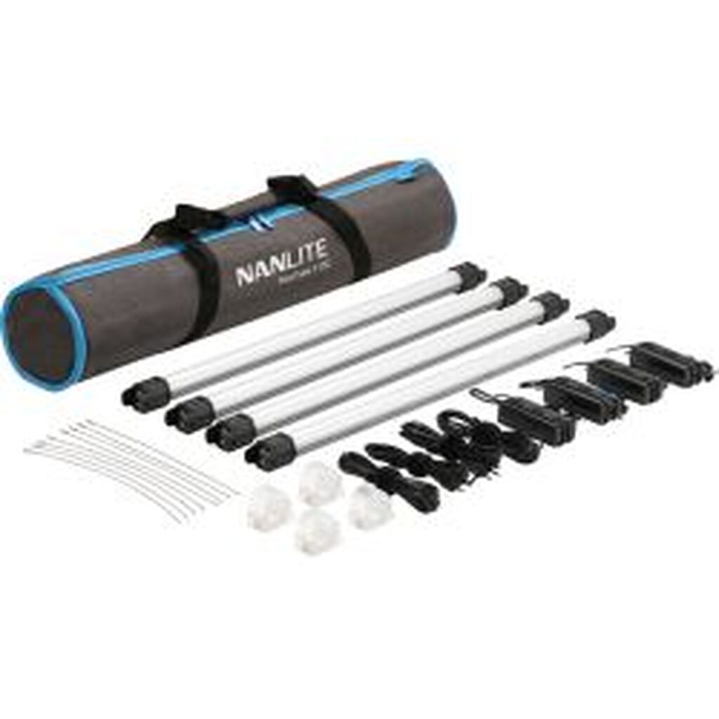 Nanlite Pavotube II 15C LED RGBWW Tube Light 4 Light Kit - Diverse
