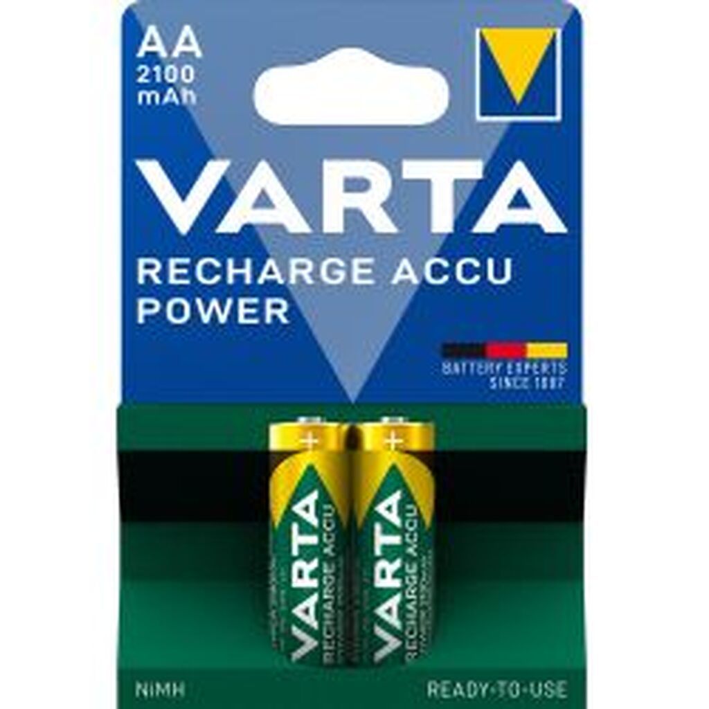 Varta Recharge Charge Accu Power Aa 2100mah 2 Pack