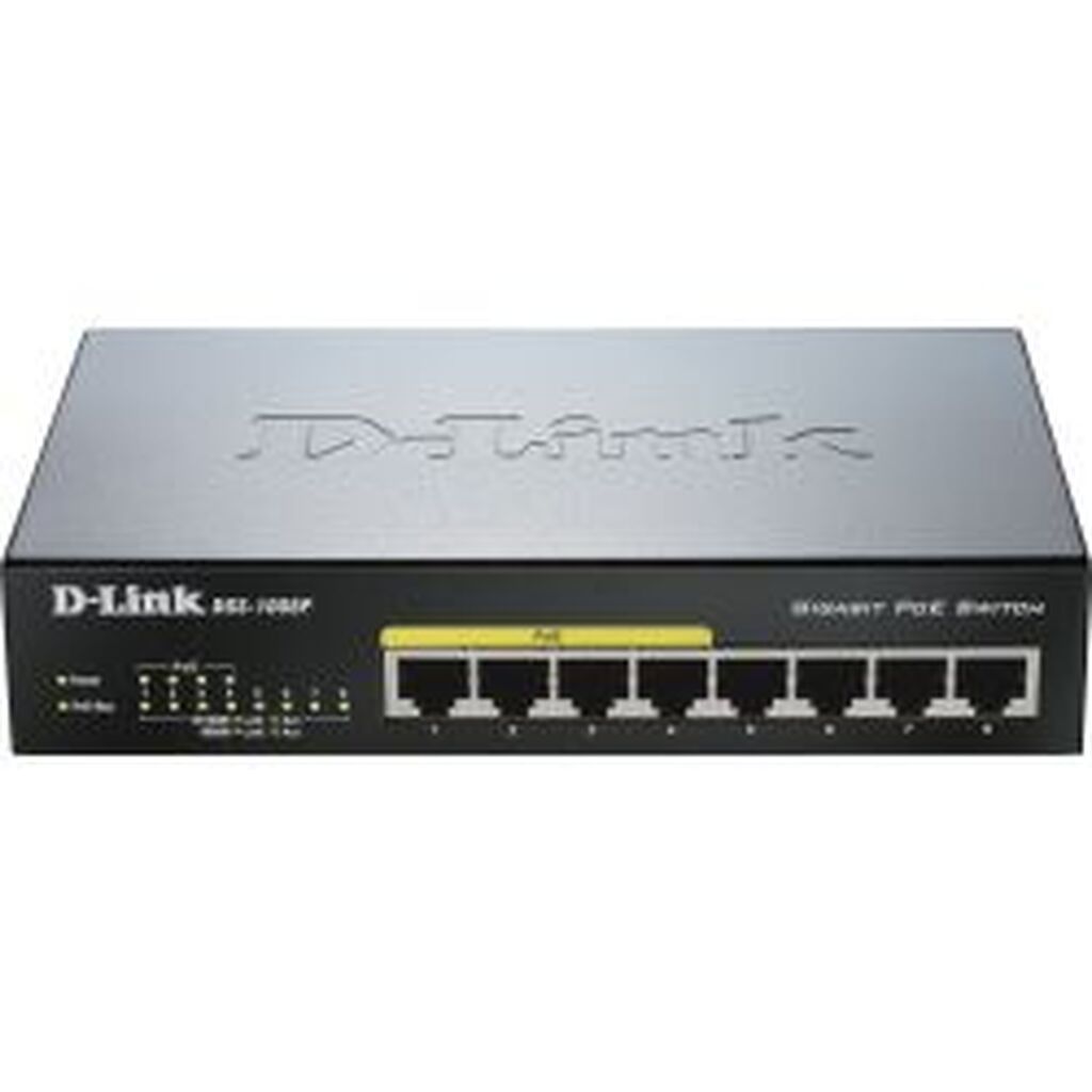 Dlink 8-port 10/100/1000 Desktop Switch W/ 4 Poe Ports