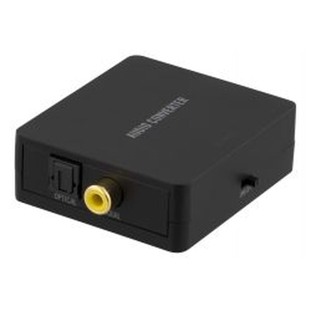 Deltaco Audio Converter From Digital To Analog With 3,5mm, Black