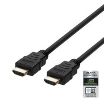 Deltaco Ultra High Speed Hdmi-cable, 48gbps, 3m, Black - Ledning