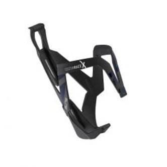 Elite Bottle Cage Custom RaceX Black Skin, Blue Graphic - Flaskeholder