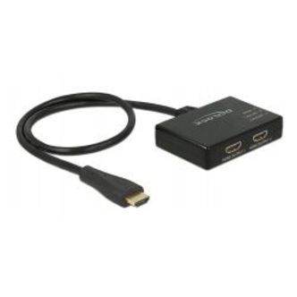 Delock Hdmi Splitter 1 X Hdmi In &gt; 2 X Hdmi Out 4k