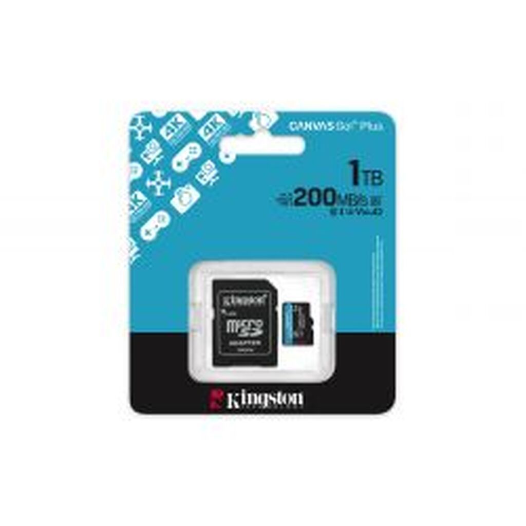 Kingston 1tb Microsdxc Canvas Go Plus Gen4 200mb/s A2 U3 V30 + Adp