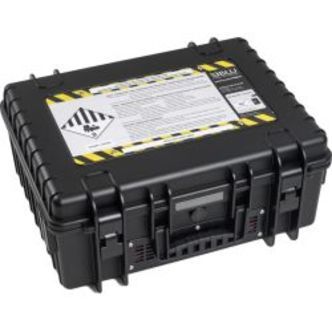 B&W Outdoor Cases BW Outdoor Battery.case 908.8. Transport & Storage of defective lithium batteries, black