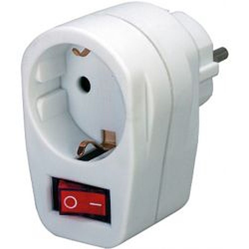 Brennenstuhl Power Strip, 1xcee 7/3, 1xcee 7/7, Switch, White