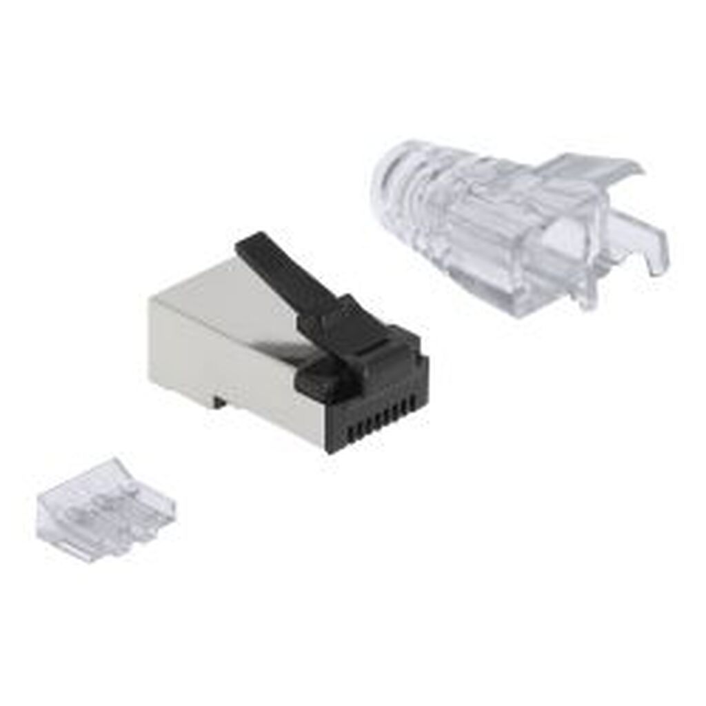 Delock Rj45 Modular Plug W Robust Latch Cat.6 And Bend Protection B