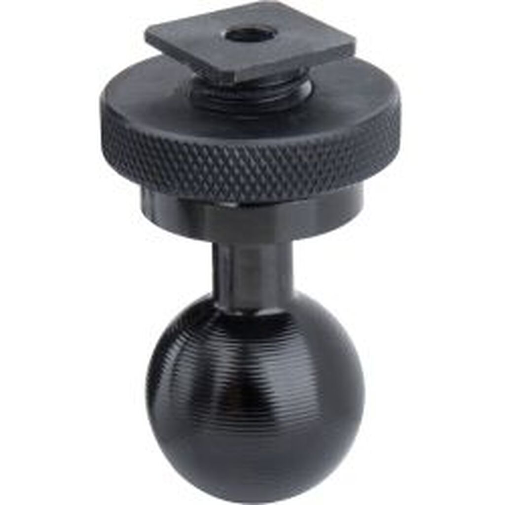Kupo KS-407 Super Knuckle Ball With Cold Shoe Adapter - Support rigs & cages