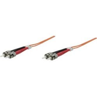 Intellinet Int Fiber Optic Cable, Duplex, St/st (62.5/125), Om1, 1.0m