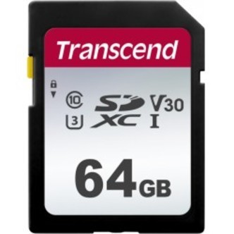 Transcend Silver 300S SD UHS-I U3 (V30) R95/W45 64GB - Hukommelseskort