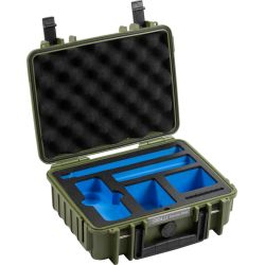 B&W Outdoor Cases BW Outdoor Case Type 1000 for Insta360 X4 / Insta360 X5, bronze green