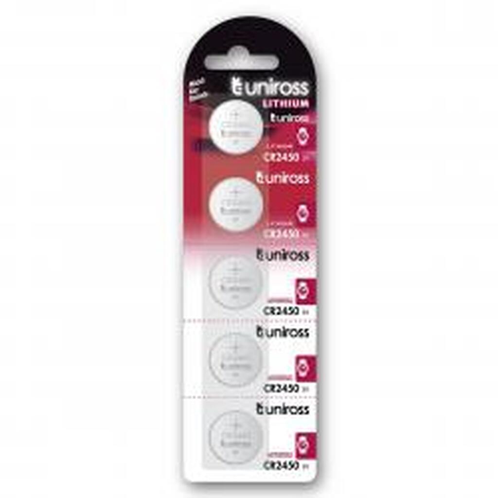 Uniross Lithium Button CR2450 3V - 5 stk.