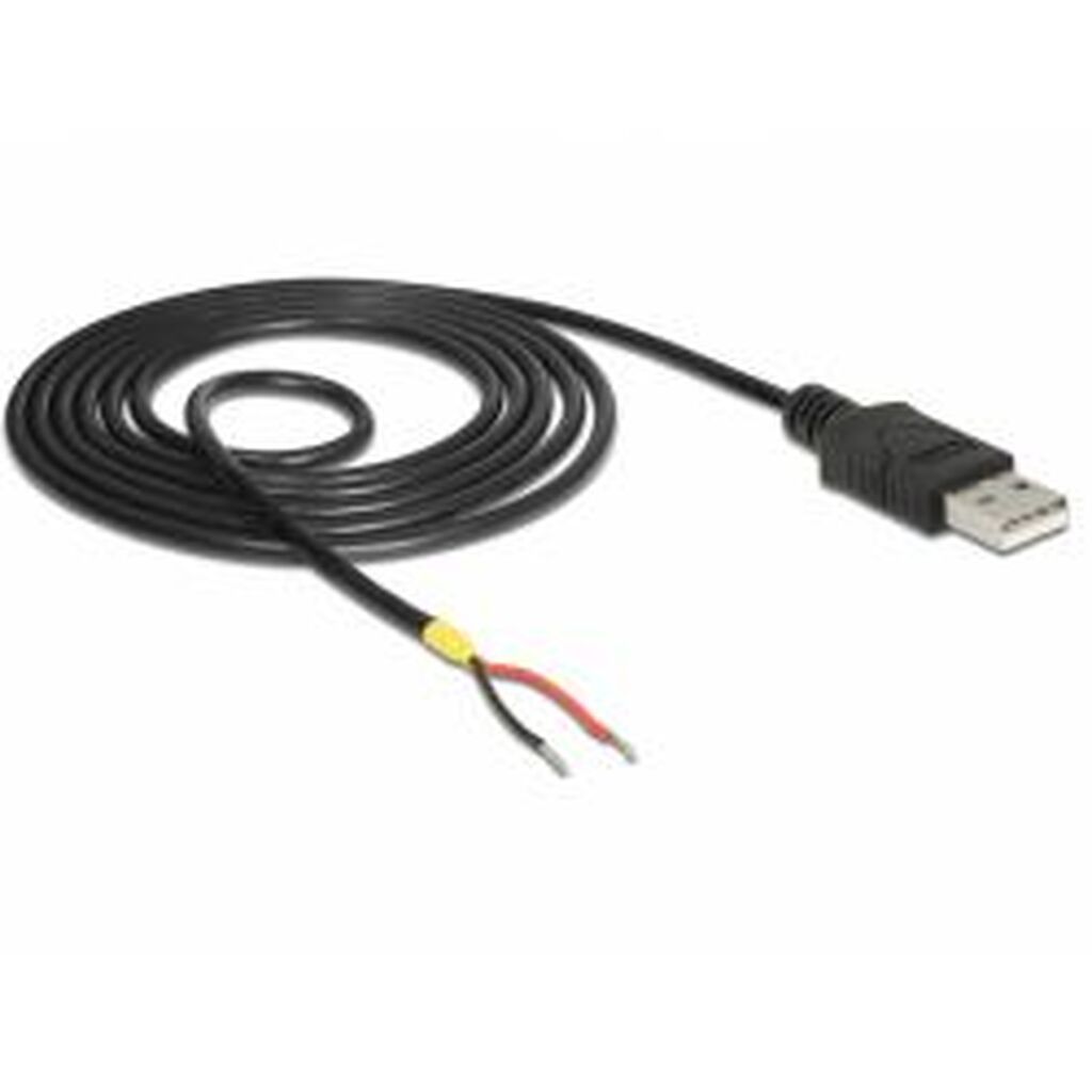 Delock Cable Usb 2.0 Type-a Male > 2 X Open Wires Power 1.5 M