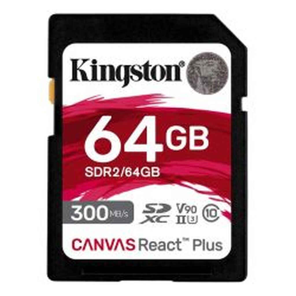 Kingston 64gb Canvas React Plus Sdxc Uhs-ii