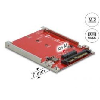 Delock 2.5 Converter U.2 Sff-8639&gt;m.2 Nvme Key M - 7 Mm
