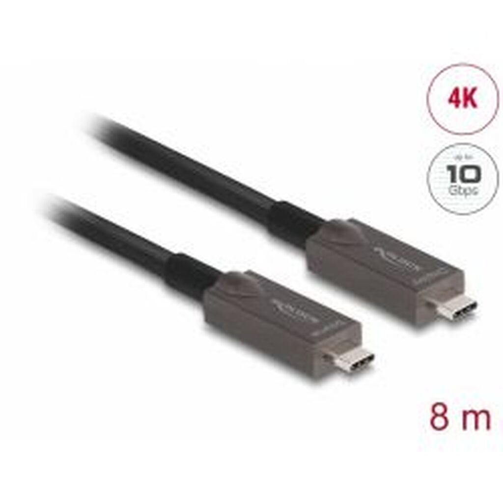 Delock Active Optical Usb-c? Video + Data + Pd Cable 8 M