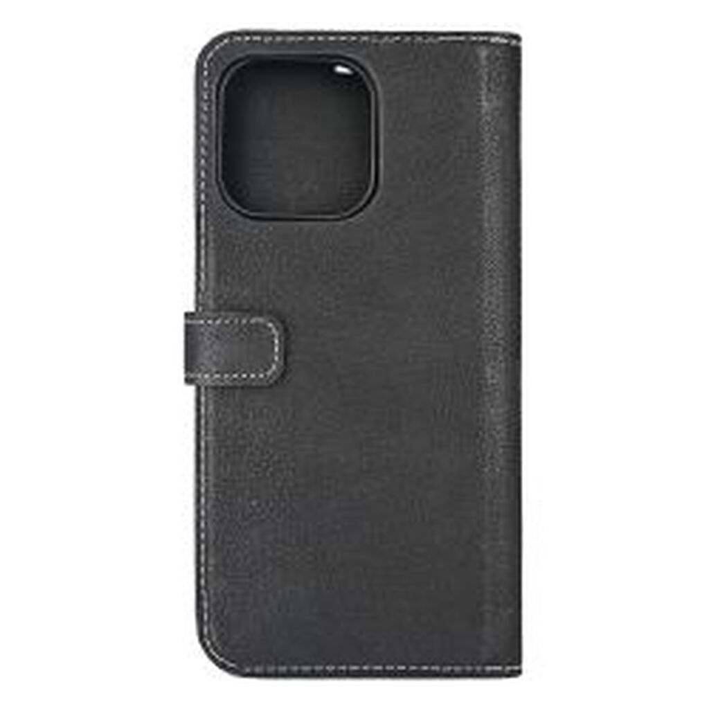 Essentials Iphone 16 Pro Max Leather Mag Wallet, Detach, Magnetic,black