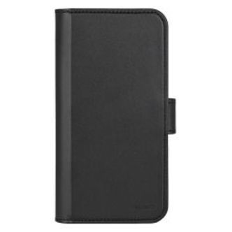Deltaco Wallet Case, 2-in-1, Iphone 16 Pro, Magnetic Cover, Black