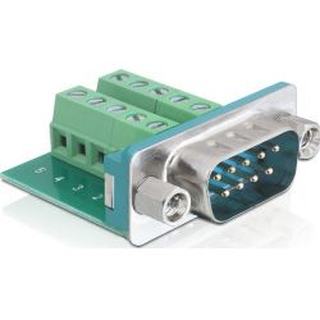 Delock Terminalblock &gt; D-sub 9 Pin Male