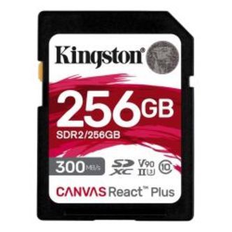 Kingston 256gb Canvas React Plus Sdxc Uhs-ii - Hukommelseskort