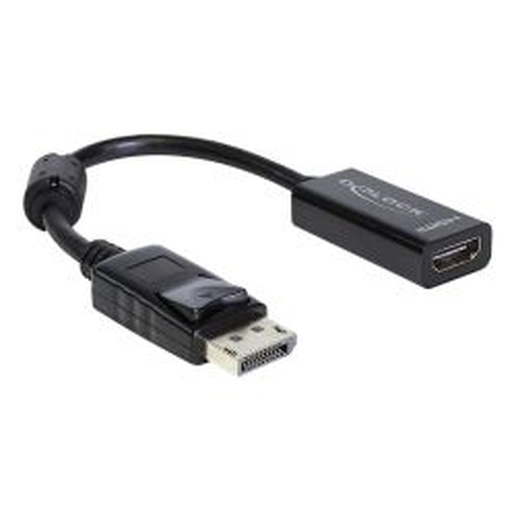 Delock Adapter Displayport 1.1 Male &gt; Hdmi Female Passive Black