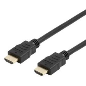 Deltaco Flexible Hdmi Cable, 4k Ultrahd At 30hz, 5m, Black