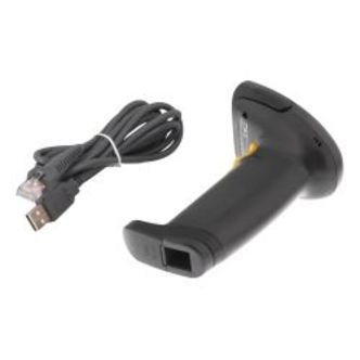 Deltaco Handheld 1d Ccd Barcode Scanner, Black, Usb - Diverse