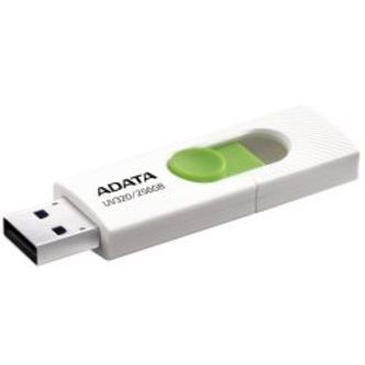 Adata Uv320 256gb Usb Type-a, Slide, White, Green
