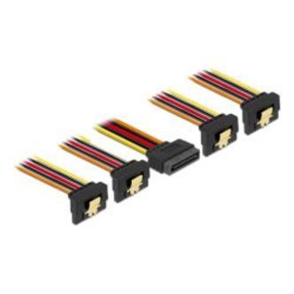 Delock Cable Sata 15 Pin Power Plug With Latching Function, 15 Cm