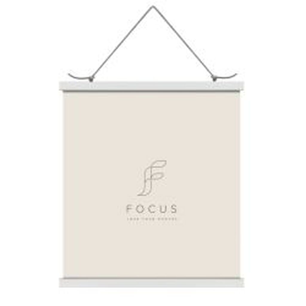Focus Poster Hanger Magnetic White 41cm
