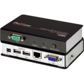 Aten System Extension Usb & Vga Over Cat5 150m Black / Silver