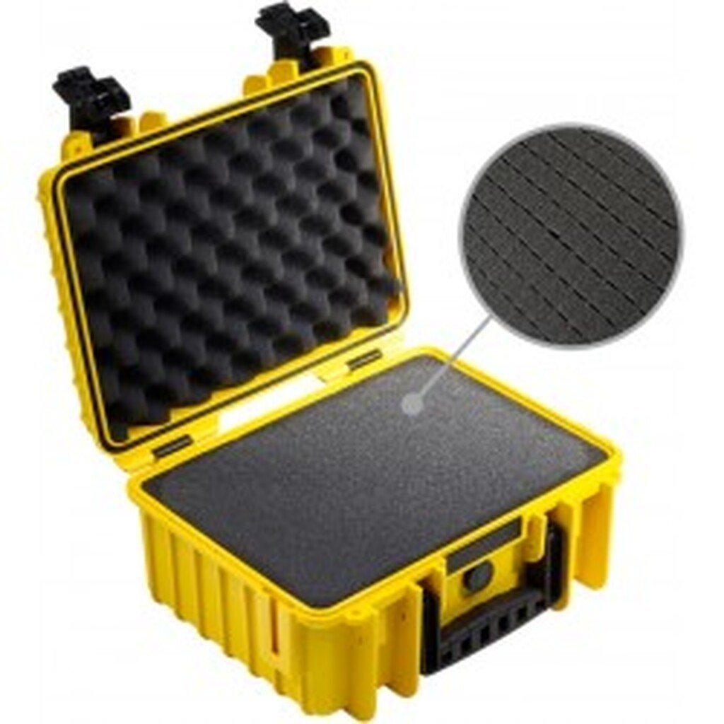 B&W Outdoor Cases BW OUTDOOR CASES TYPE 3000 YEL SI (PRE-CUT FOAM) - Kuffert