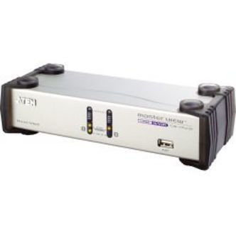 Aten Kvmswitch 1 Console Controls 2 Cpus Usb Dual Screens