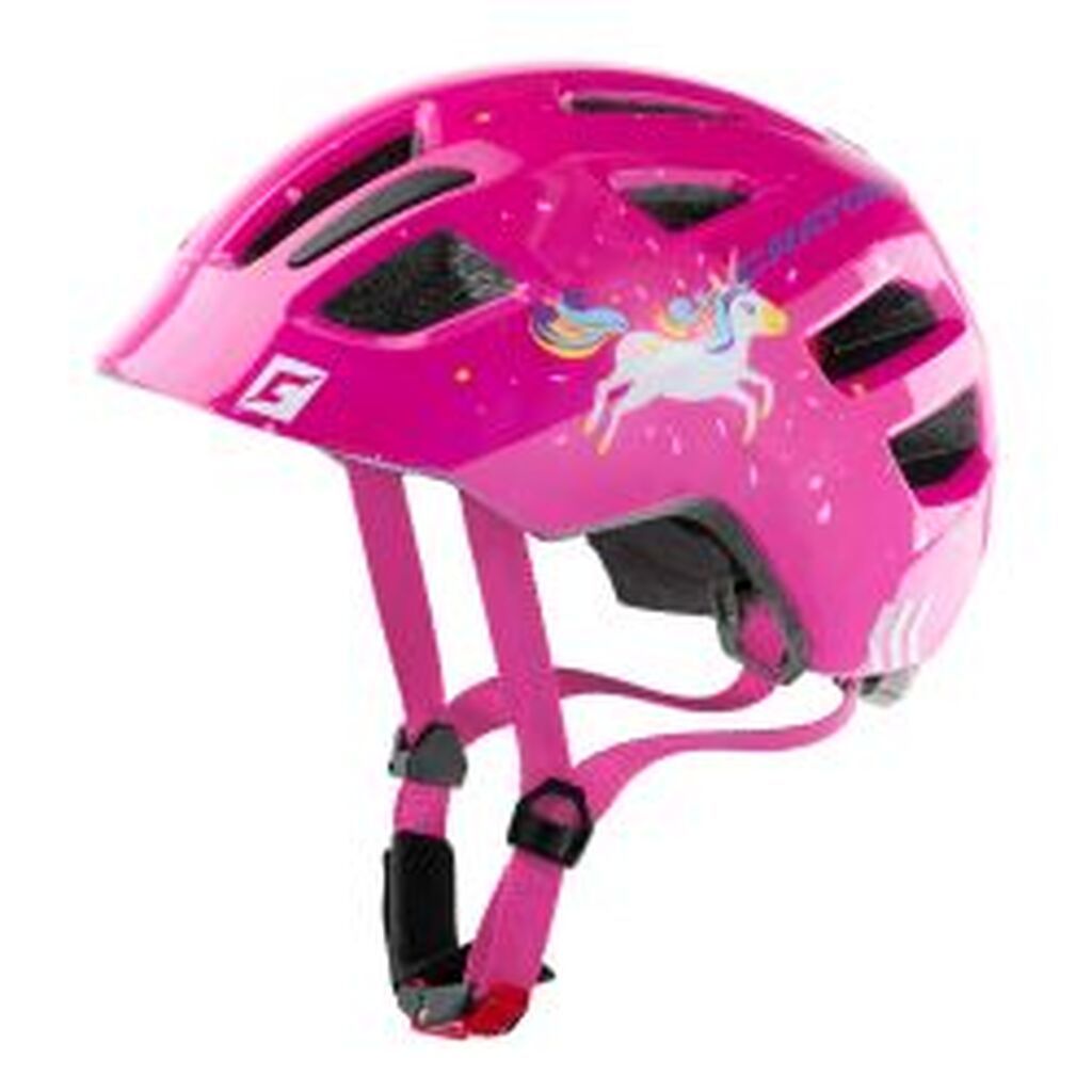 Cratoni Maxster - Unicorn pink glossy - Str. S-M (51-56 cm) - Cykelhjelm