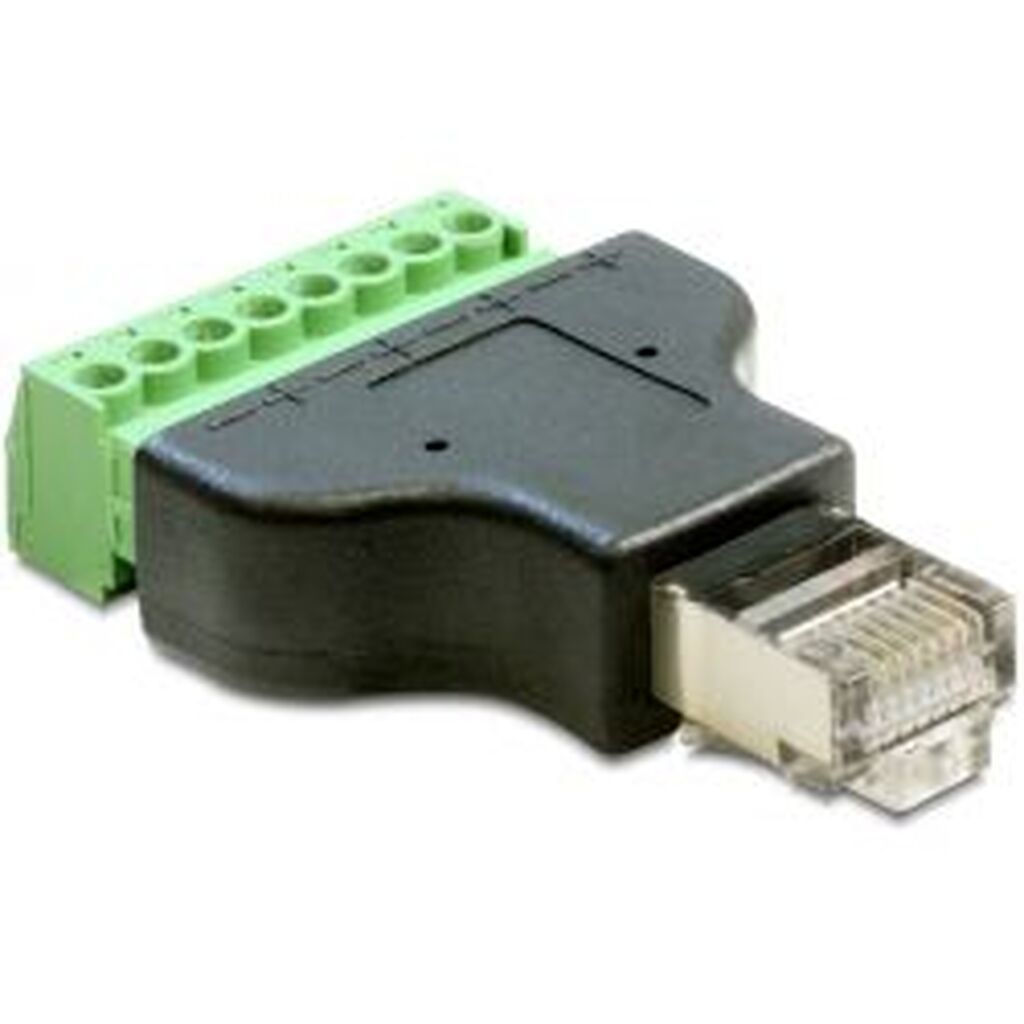 Delock Adapter Rj45 Male &gt; Terminal Block 8 Pin 2-part